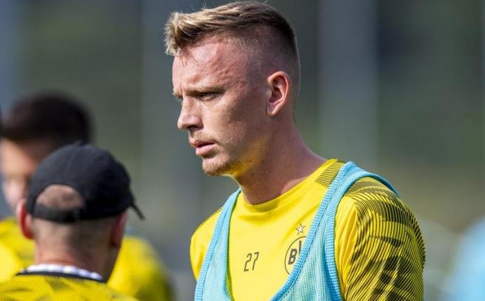 Soll nach Medieninformationen an Hertha BSC ausgeliehen werden: BVB-Spielre Marius Wolf. Foto: David Inderlied