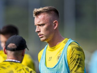 Soll nach Medieninformationen an Hertha BSC ausgeliehen werden: BVB-Spielre Marius Wolf. Foto: David Inderlied Soll nach Medieninformationen an Hertha BSC ausgeliehen werden: BVB-Spielre Marius Wolf. Foto: David Inderlied