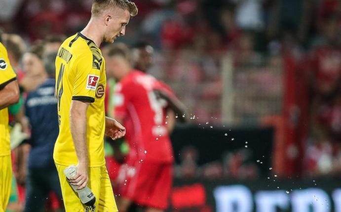 BVB-Kapitän Marco Reus nach der Pleite bei Union Berlin. Foto: Andreas Gora