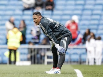 Torwart Keylor Navas wechselt im Zuge eines Tauschgeschäfts von Real Madrid zu Paris Saint-Germain. Foto: Enrique de la Fuente/Shot for pr/gtres Torwart Keylor Navas wechselt im Zuge eines Tauschgeschäfts von Real Madrid zu Paris Saint-Germain. Foto: Enrique de la Fuente/Shot for pr/gtres