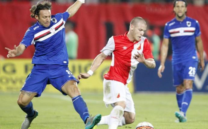 Wechselt von Partizan Belgrad zu Darmstadt 98: Ognjen Ozegovic in Aktion. Foto: Koca Sulejmanovic/epa