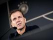 Oliver Bierhoff warnt vor den Niederländern. Foto: Christian Charisius