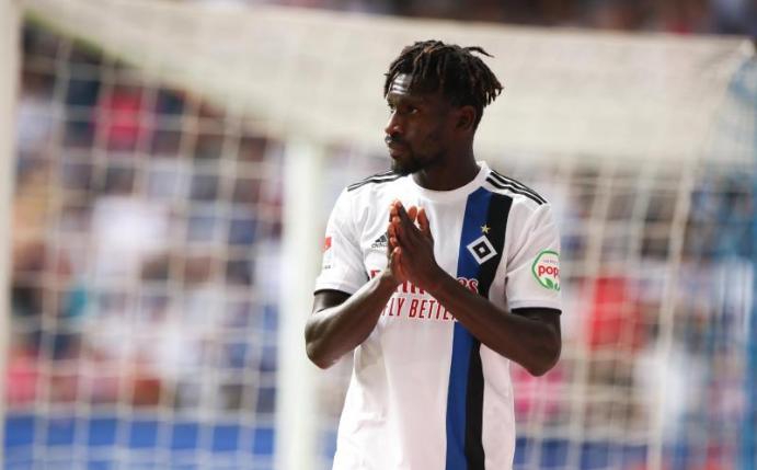 Durchlebte strapaziöse Wochen: HSV-Profi Bakery Jatta. Foto: Christian Charisius