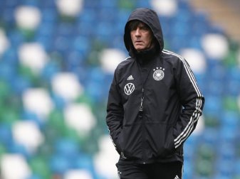 Bundestrainer Joachim Löw erwartet ein schweres Spiel in Nordirland. Foto: Christian Charisius Bundestrainer Joachim Löw erwartet ein schweres Spiel in Nordirland. Foto: Christian Charisius