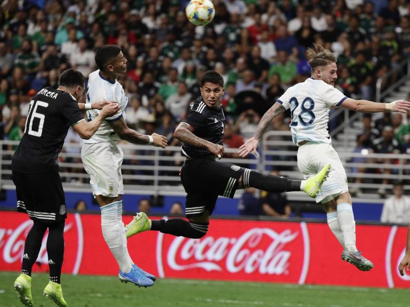 Die Argentinier gewannen gegen Mexiko mit 4:0. Foto: Eric Gay/AP