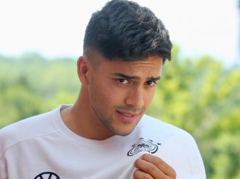 Hat insgesamt 51 Spiele für die Junioren-Nationalteams des Deutschen Fußball-Bundes absolviert: Nadiem Amiri. Foto: Cezaro de Luca Hat insgesamt 51 Spiele für die Junioren-Nationalteams des Deutschen Fußball-Bundes absolviert: Nadiem Amiri. Foto: Cezaro de Luca