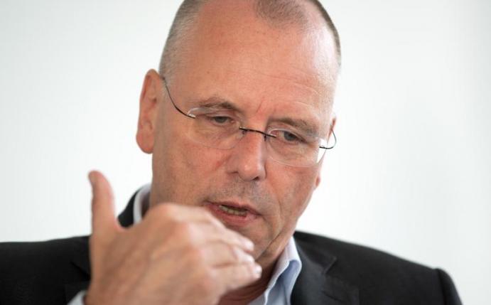 Thomas Röttgermann, Vorstandsvorsitzender des Fußball-Bundesligisten Fortuna Düsseldorf. Foto: Federico Gambarini