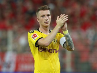 Trifft gegen Leverkusen doppelt: Kapitän Marco Reus Trifft gegen Leverkusen doppelt: Kapitän Marco Reus