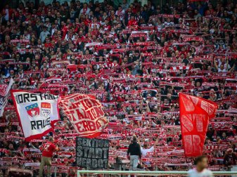 Rettungsdienst versorgt Verletzte der kölner Süd-Kurve Rettungsdienst versorgt Verletzte der kölner Süd-Kurve