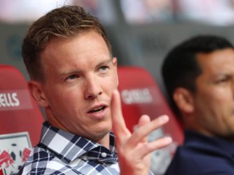Trainer Julian Nagelsmann fordert viel von seinen Spielern. Foto: Jan Woitas Trainer Julian Nagelsmann fordert viel von seinen Spielern. Foto: Jan Woitas