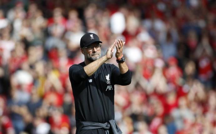 Trainer Jürgen Klopp und der FC Liverpool bestreiten ihr Halbfinale in der Club-WM am 18. Dezember. Foto: Rui Vieira/AP