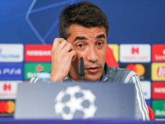 Ist vom Spielstil der Leipziger angetan: Benfica Lissabons Trainer Bruno Lage. Foto: Jan Woitas Ist vom Spielstil der Leipziger angetan: Benfica Lissabons Trainer Bruno Lage. Foto: Jan Woitas