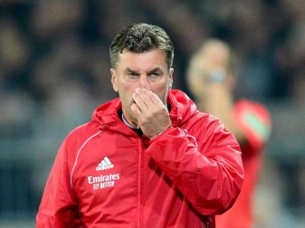 Kassierte mit seinem Team die erste Niederlage der Saison: HSV-Trainer Dieter Hecking. Foto: Daniel Bockwoldt Kassierte mit seinem Team die erste Niederlage der Saison: HSV-Trainer Dieter Hecking. Foto: Daniel Bockwoldt