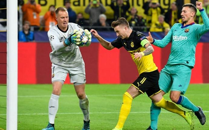 Marco Reus scheitert vom Punkt an ter Stegen