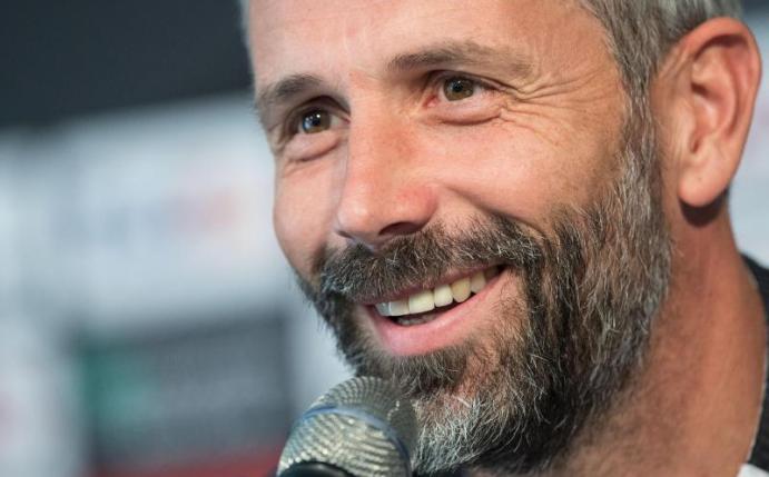 Freut sich auf den Europa-League-Start: Gladbach-Coach Marco Rose. Foto: Marius Becker