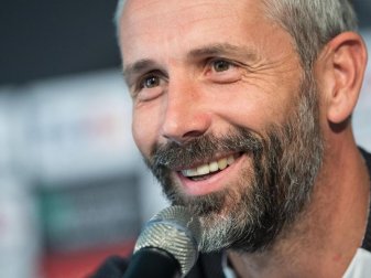 Freut sich auf den Europa-League-Start: Gladbach-Coach Marco Rose. Foto: Marius Becker Freut sich auf den Europa-League-Start: Gladbach-Coach Marco Rose. Foto: Marius Becker