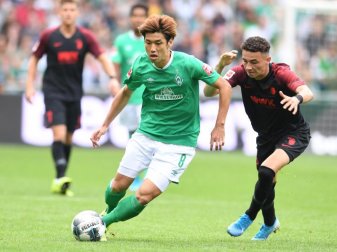 Fällt wahrscheinlich für sechs Wochen aus: Yuya Osako (l). Foto: Carmen Jaspersen Fällt wahrscheinlich für sechs Wochen aus: Yuya Osako (l). Foto: Carmen Jaspersen