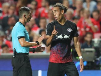 RB Leipzig muss eventuell auf Yussuf Poulsen (r) verzichten. Foto: Jan Woitas RB Leipzig muss eventuell auf Yussuf Poulsen (r) verzichten. Foto: Jan Woitas