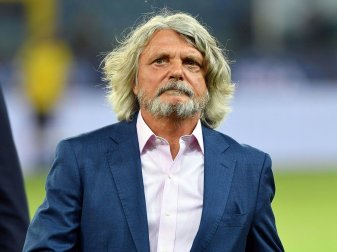 Genua-Präsident Massimo Ferrero erhält Polizeischutz Genua-Präsident Massimo Ferrero erhält Polizeischutz