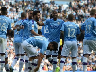 Manchester City feiert Kantersieg gegen Watford Manchester City feiert Kantersieg gegen Watford