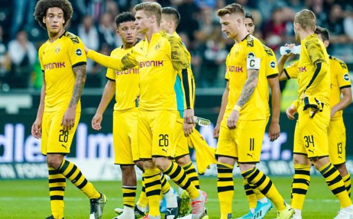 Der BVB kam in Frankfurt nicht über ein 2:2 hinaus. Foto: Uwe Anspach