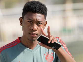 Hat das Training beim FC Bayern wieder aufgenommen: David Alaba. Foto: Peter Kneffel Hat das Training beim FC Bayern wieder aufgenommen: David Alaba. Foto: Peter Kneffel