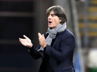 Bundestrainer Joachim Löw bleibt mit dem DFB-Team in der Nations League erstklassig. Foto: Christian Charisius Bundestrainer Joachim Löw bleibt mit dem DFB-Team in der Nations League erstklassig. Foto: Christian Charisius