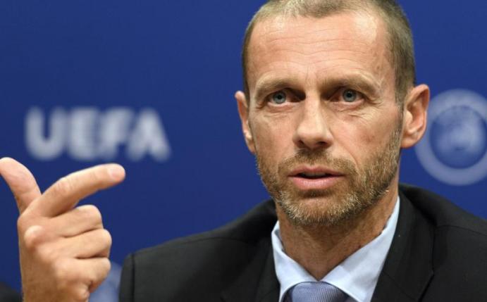UEFA-Präsident Aleksander Ceferin hat einen neuen Europacup-Wettbewerb vorgestellt: Die «Europa Conference League». Foto: Laurent Gillieron/KEYSTONE