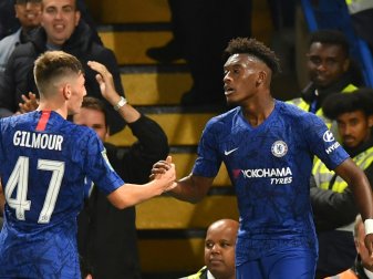 Callum Hudson-Odoi (r.) trifft bei seinem Comeback Callum Hudson-Odoi (r.) trifft bei seinem Comeback