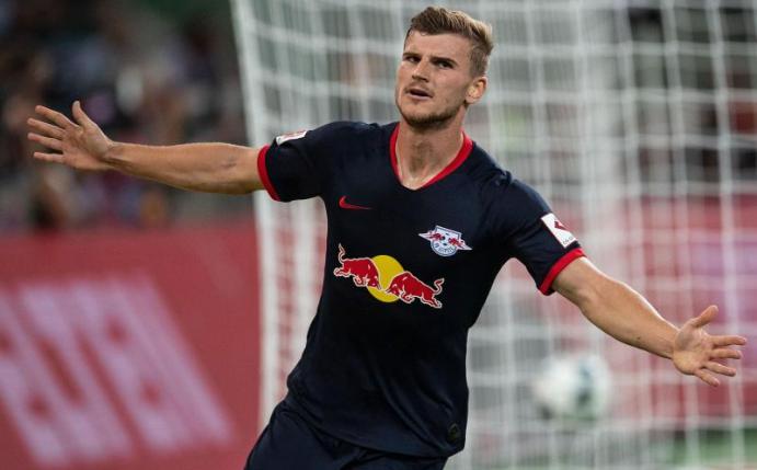 Leipzigs Sturm-Ass Timo Werner will auch gegen den FC Schalke 04 treffen. Foto: Marius Becker