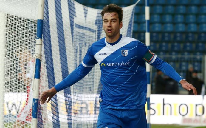 Christian Beck bringt Magdeburg mit 1:0 in Führung