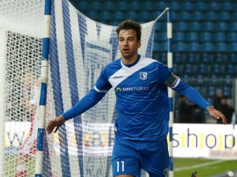 Christian Beck bringt Magdeburg mit 1:0 in Führung Christian Beck bringt Magdeburg mit 1:0 in Führung