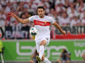 Al Ghaddioui erzielt den Siegtreffer für die Schwaben Al Ghaddioui erzielt den Siegtreffer für die Schwaben