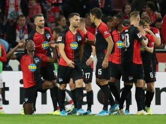 Hertha regeneriert nach Sieg in Köln im Kraftraum Hertha regeneriert nach Sieg in Köln im Kraftraum