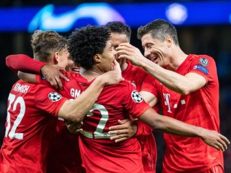 Die Bayern besiegten Tottenham mit 7:2. Foto: Matthias Balk/dpa