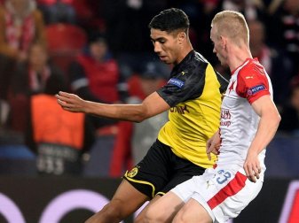 Hakimi trifft doppelt - BVB gewinnt bei Slavia Prag Hakimi trifft doppelt - BVB gewinnt bei Slavia Prag