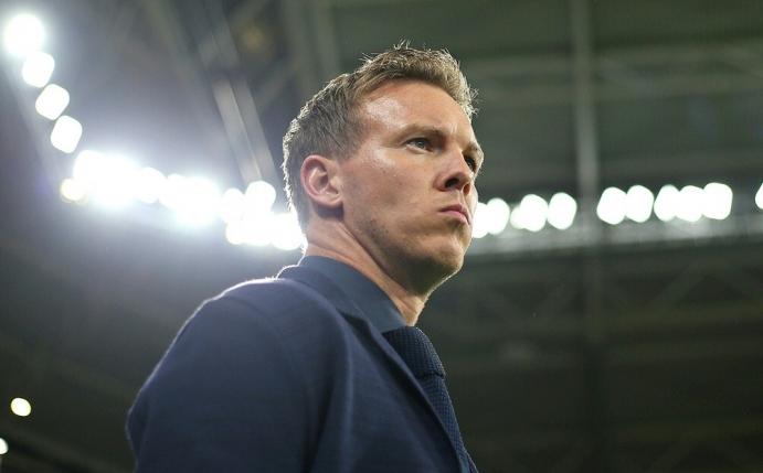 Julian Nagelsmann bekam gegen Lyon eine gelbe Karte 