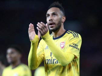 Arsenal-Stürmer Pierre-Emerick Aubameyang spielte früher für Dortmund. Foto: Nick Potts/PA Wire/dpa Arsenal-Stürmer Pierre-Emerick Aubameyang spielte früher für Dortmund. Foto: Nick Potts/PA Wire/dpa