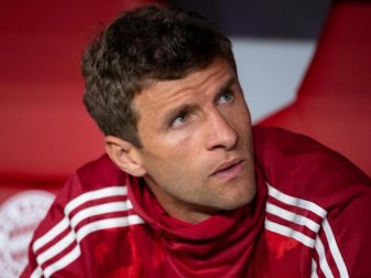 Wieder nicht in der Startelf der Bayern: Thomas Müller sitzt auf der Bank. Foto: Sven Hoppe/dpa Wieder nicht in der Startelf der Bayern: Thomas Müller sitzt auf der Bank. Foto: Sven Hoppe/dpa