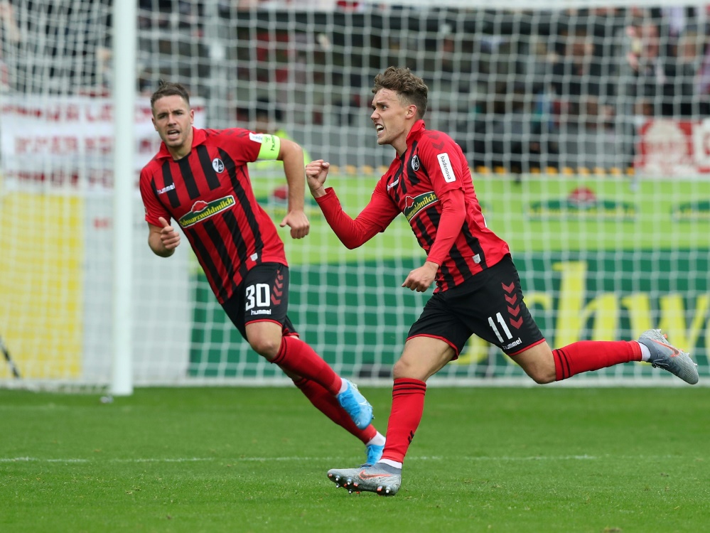 Luca Waldschmidt (r.) erzielte das Tor zum 1:1