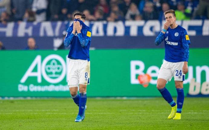 Der FC Schalke 04 kam gegen den 1. FC Köln nicht über ein 1:1 hinaus. Foto: Guido Kirchner/dpa