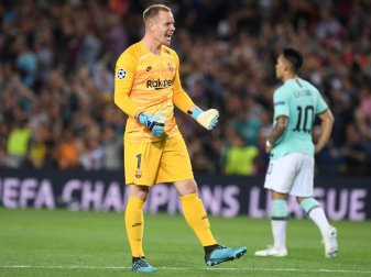 Im 200. Barca-Pflichtspiel hielt ter Stegen die Null Im 200. Barca-Pflichtspiel hielt ter Stegen die Null