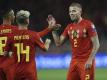 Belgien hat sich für die EM-Endrunde qualifiziert. Foto: Francisco Seco/AP/dpa