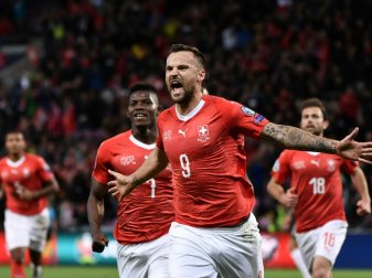 Haris Seferovic traf zum wichtigen 1:0 Haris Seferovic traf zum wichtigen 1:0