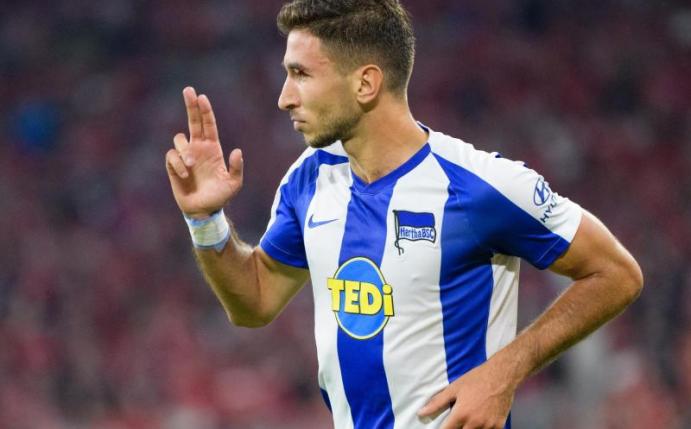 Ist vom FC Liverpool an Hertha BSC ausgeliehen: Marko Grujic. Foto: Matthias Balk/dpa