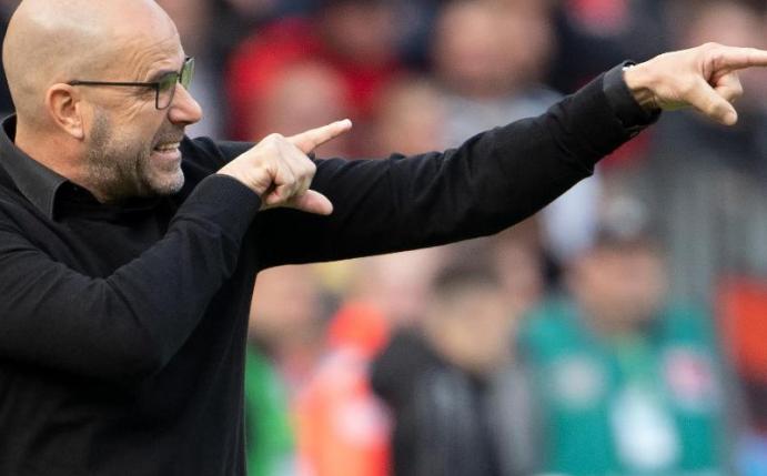 Trainer Peter Bosz verspricht: «Bayer Leverkusen ist immer eine Garantie für Tore.». Foto: Federico Gambarini/dpa