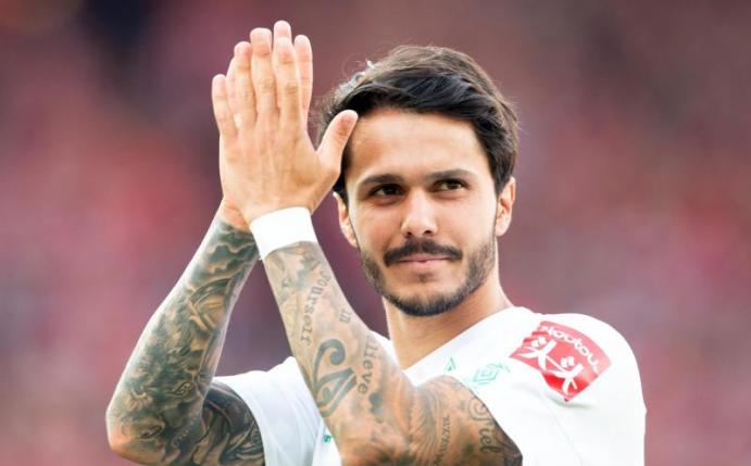 Werder-Spieler Leonardo Bittencourt ist von Kohfeldt und Nagelsmann überzeugt. Foto: Soeren Stache/zb/dpa
