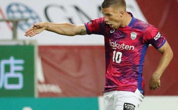 Verlor mit Vissel Kobe: Der ehemalige deutsche Nationalspieler Lukas Podolski. Foto: -/kyodo/dpa