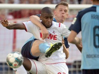 Der Kölner Anthony Modeste (l) ist noch nicht in Fahrt gekommen in dieser Saison. Foto: Federico Gambarini/dpa Der Kölner Anthony Modeste (l) ist noch nicht in Fahrt gekommen in dieser Saison. Foto: Federico Gambarini/dpa