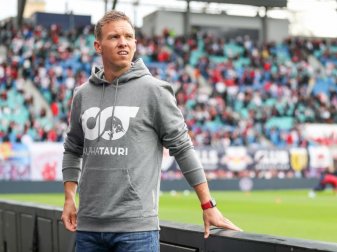 Trainer Julian Nagelsmann war nach dem 1:1 ordentlich angefressen. Foto: Jan Woitas/dpa-Zentralbild/dpa Trainer Julian Nagelsmann war nach dem 1:1 ordentlich angefressen. Foto: Jan Woitas/dpa-Zentralbild/dpa